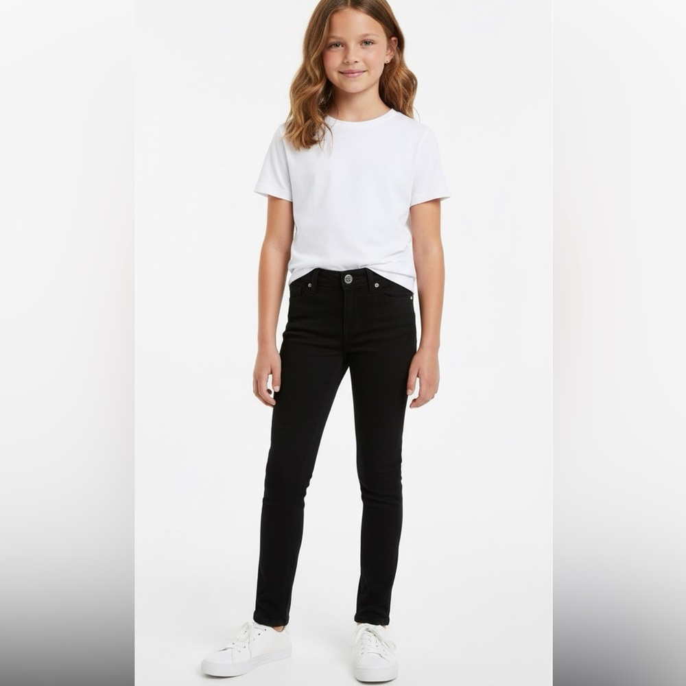 Cat and Jack Black Girls Skinny Jeans Size 8